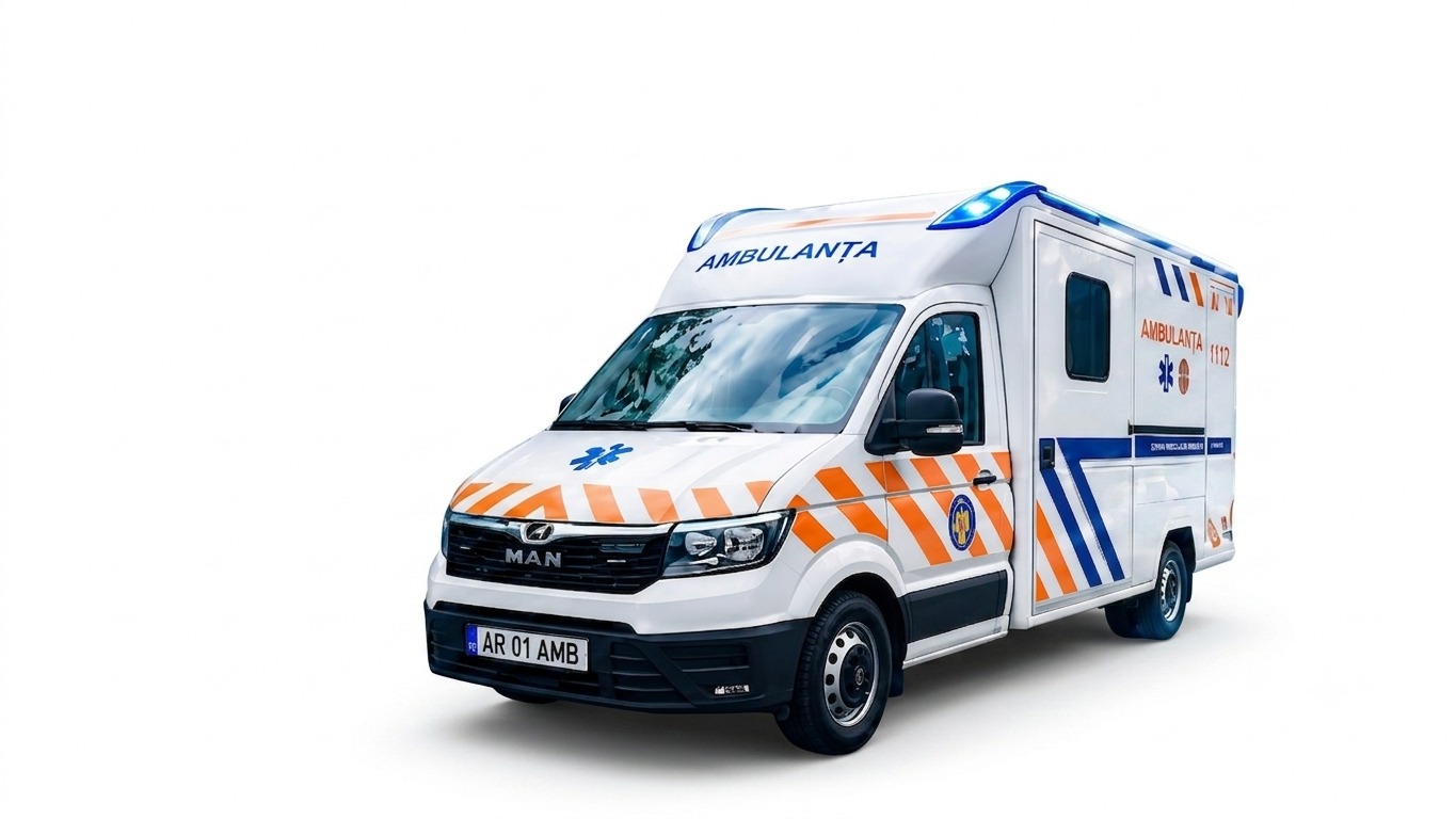 Ambulanță tip C lateral